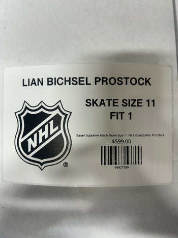 Bauer Supreme Mach Skate Size 11 Fit 1 (Used) NHL Pro Stock