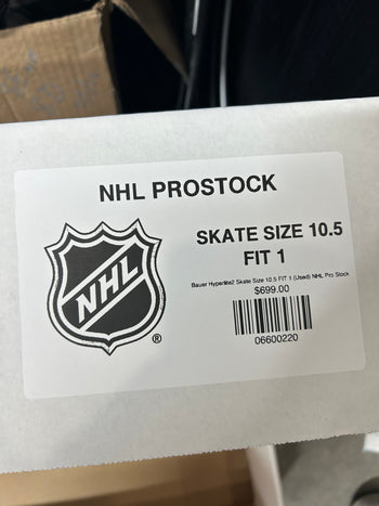 Bauer Hyperlite2 Skate Size 10.5 FIT 1 (Used) NHL Pro Stock