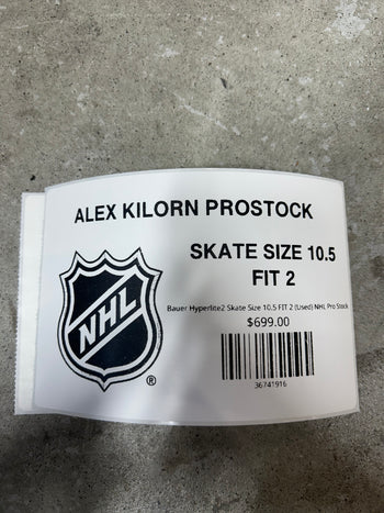 Bauer Hyperlite2 Skate Size 10.5 FIT 2 (Used) NHL Pro Stock