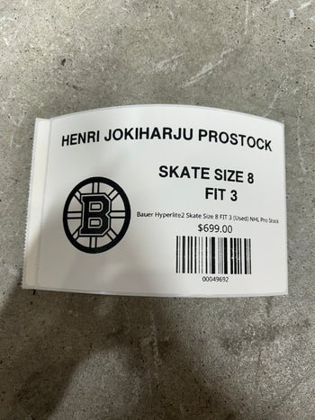 Bauer Hyperlite2 Skate Size 8 FIT 3 (Used) NHL Pro Stock