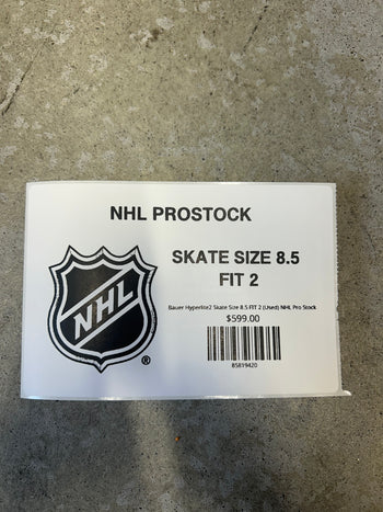 Bauer Hyperlite2 Skate Size 8.5 FIT 2 (Used) NHL Pro Stock