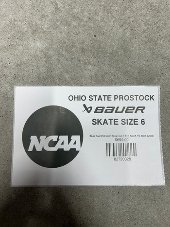 Bauer Supreme Mach Skate Size 6 Fit 1 NCAA Pro Stock (Used)