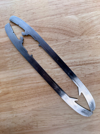 280mm Bauer LS Pulse Stainless Steel Used NHL Pro Stock (Blade/Runner)