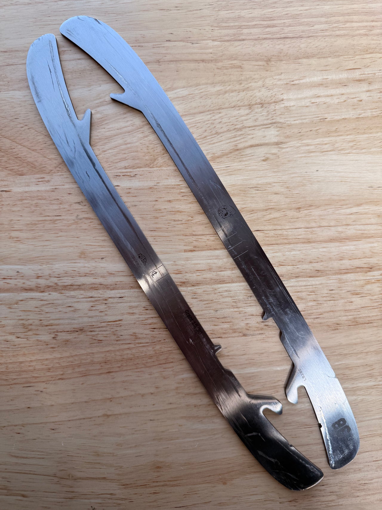 288mm Bauer LS Pulse Stainless Steel Used NHL Pro Stock (Blade/Runner)