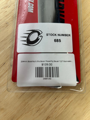 254mm BladeTech (Fits Bauer PowerFly) Bauer FlyTi Equivalent Ottawa Charge Pro Stock (Copy)