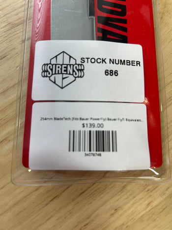 254mm BladeTech (Fits Bauer PowerFly) Bauer FlyTi Equivalent New York Sirens Pro Stock