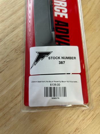 254mm BladeTech (Fits Bauer PowerFly) Bauer FlyTi Equivalent Minnesota Frost Pro Stock