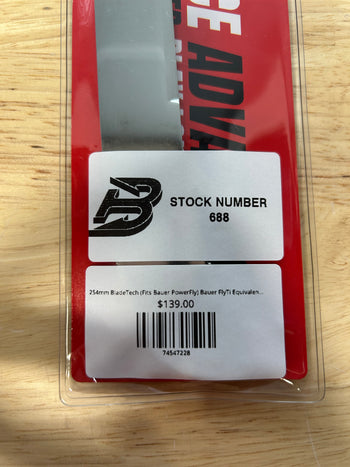 254mm BladeTech (Fits Bauer PowerFly) Bauer FlyTi Equivalent Boston Fleet Pro Stock