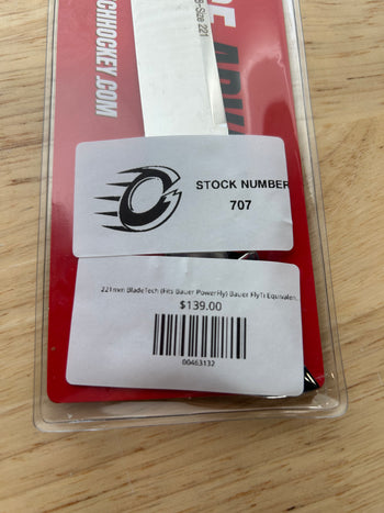 221mm BladeTech (Fits Bauer PowerFly) Bauer FlyTi Equivalent Ottawa Charge Pro Stock