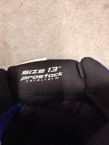 13” True Catalyst 9X Pro Stock Hockey Gloves Toronto Maple Leafs (New)
