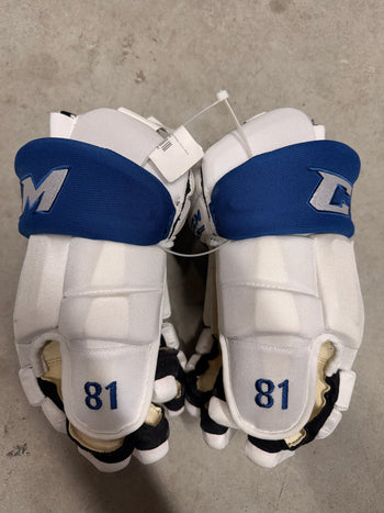 15” CCM HGTK Custom Tampa Bay Hockey Gloves (New)