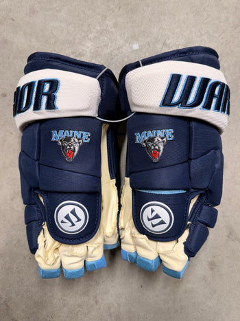 14” Warrior Alpha Pro Custom Maine Univ. Hockey Gloves New