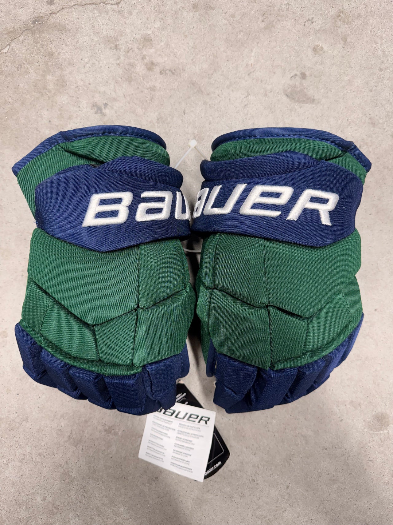 14” Bauer Supreme Ultrasonic Gloves Pro Stock NCAA New