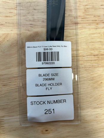 296mm Bauer FLY-TI Used (Like New) NHL Pro Stock (Blade/Runner)