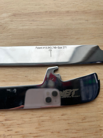 271mm BladeTech (Fits CCM XS) Step Black Steel Equivalent Montreal Canadiens Pro Stock