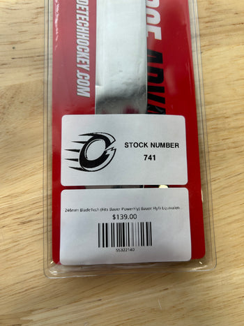 246mm BladeTech (Fits Bauer PowerFly) Bauer FlyTi Equivalent Ottawa Charge Pro Stock