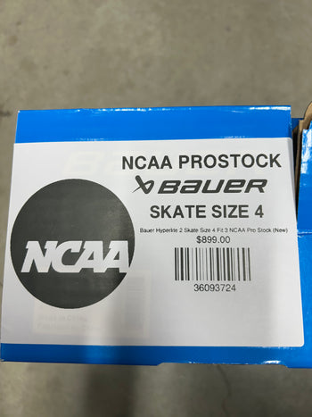 Bauer Hyperlite 2 Skate Size 4 Fit 3 NCAA Pro Stock (New)