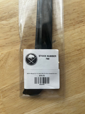 263mm Bauer FLY-TI (Used) NHL Pro Stock (Blade/Runner)