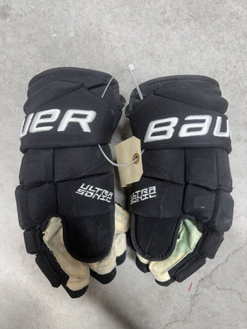 15” Bauer Supreme Ultrasonic Gloves Dallas Stars Pro Stock Used Like New