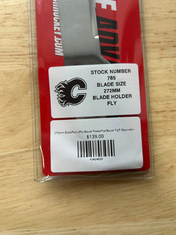 272mm BladeTech (Fits Bauer PowerFly) Bauer FlyTi Equivalent Calgary Flames Pro Stock