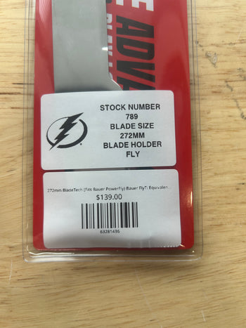 272mm BladeTech (Fits Bauer PowerFly) Bauer FlyTi Equivalent Tampa Bay Lightning Pro Stock