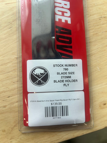 272mm BladeTech (Fits Bauer PowerFly) Bauer FlyTi Equivalent Buffalo Sabres Pro Stock