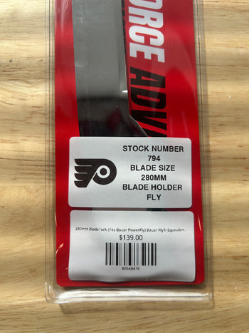 280mm BladeTech (Fits Bauer PowerFly) Bauer FlyTi Equivalent Philadelphia Flyers Pro Stock