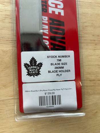 280mm BladeTech (Fits Bauer PowerFly) Bauer FlyTi Equivalent Toronto Maple Leafs Pro Stock