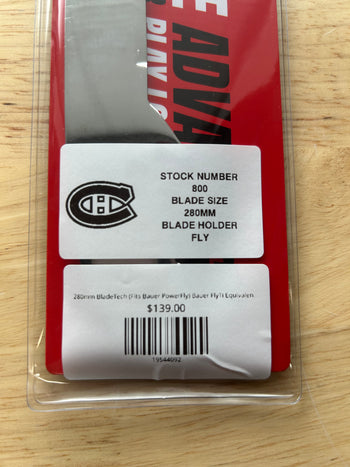 280mm BladeTech (Fits Bauer PowerFly) Bauer FlyTi Equivalent Montreal Canadiens Pro Stock