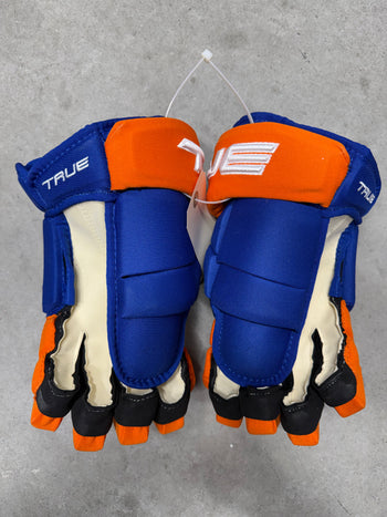 14” True 4 Roll Pro Edmonton Oilers Pro Stock Hockey Gloves (New)
