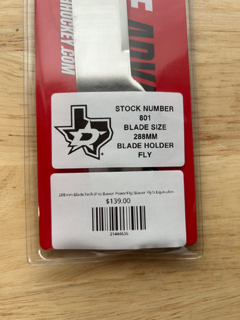 288mm BladeTech (Fits Bauer PowerFly) Bauer FlyTi Equivalent Dallas Stars Pro Stock