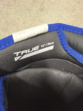 14” True 4 Roll Pro Edmonton Oilers Pro Stock Hockey Gloves (New)