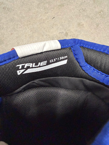 13.5” True 4 Roll Pro Edmonton Oilers Pro Stock Hockey Gloves (New)