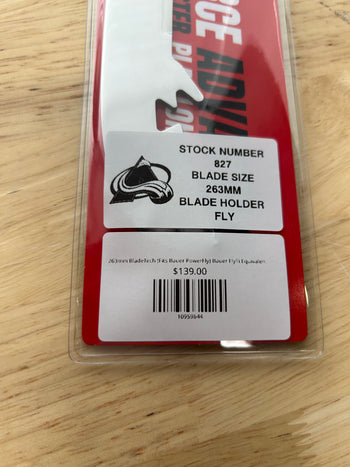 263mm BladeTech (Fits Bauer PowerFly) Bauer FlyTi Equivalent Colorado Avalanche Pro Stock