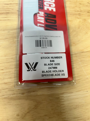 247mm BladeTech (Fits CCM XS) Step Black Steel Equivalent Boston Fleet Pro Stock