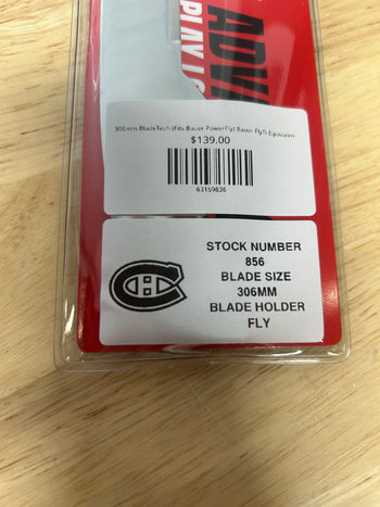 306mm BladeTech (Fits Bauer PowerFly) Bauer FlyTi Equivalent Montreal Canadiens Pro Stock
