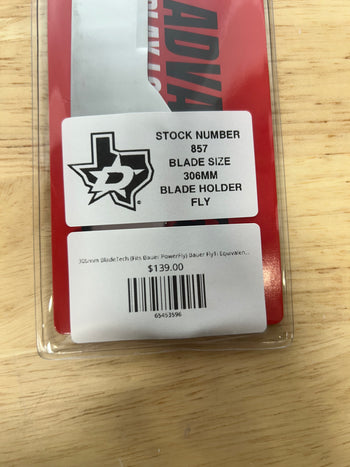 306mm BladeTech (Fits Bauer PowerFly) Bauer FlyTi Equivalent Dallas Stars Pro Stock