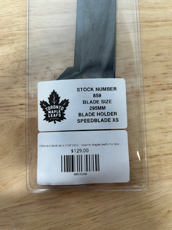 295mm CCM BLACK STEP STEEL Toronto Maple Leafs Pro Stock (Blade/Runner)
