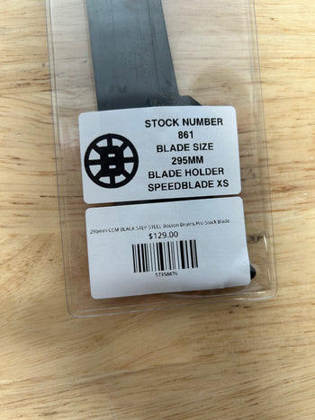 295mm CCM BLACK STEP STEEL Boston Bruins Pro Stock Blade/Runner (New)