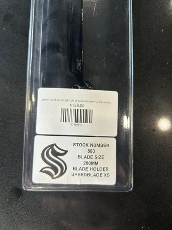 280mm CCM BLACK STEP STEEL Seattle Kraken Pro Stock Blade/Runner (New)