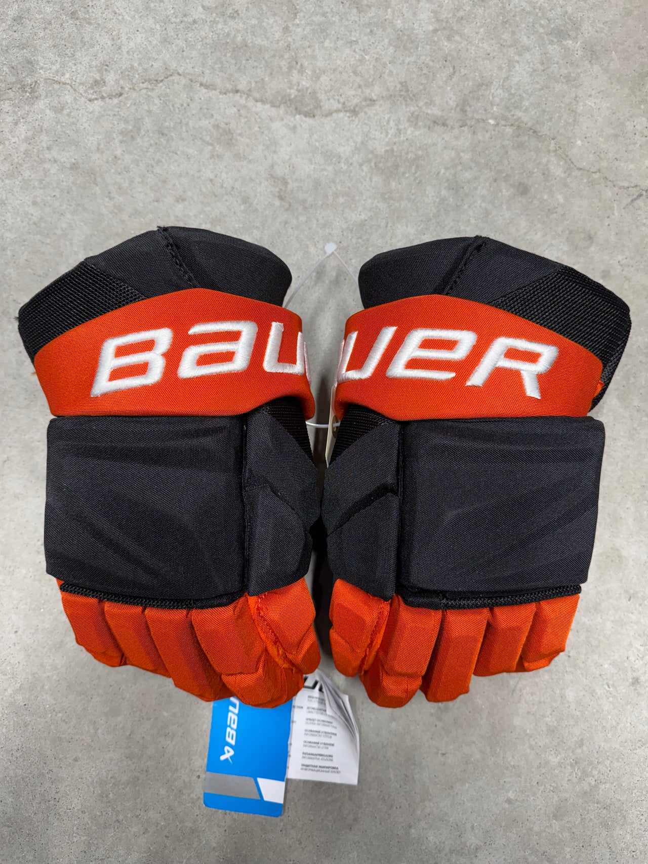 14” Bauer Vapor Hyperlite Anaheim Ducks Mintyukov Gloves Pro Stock New