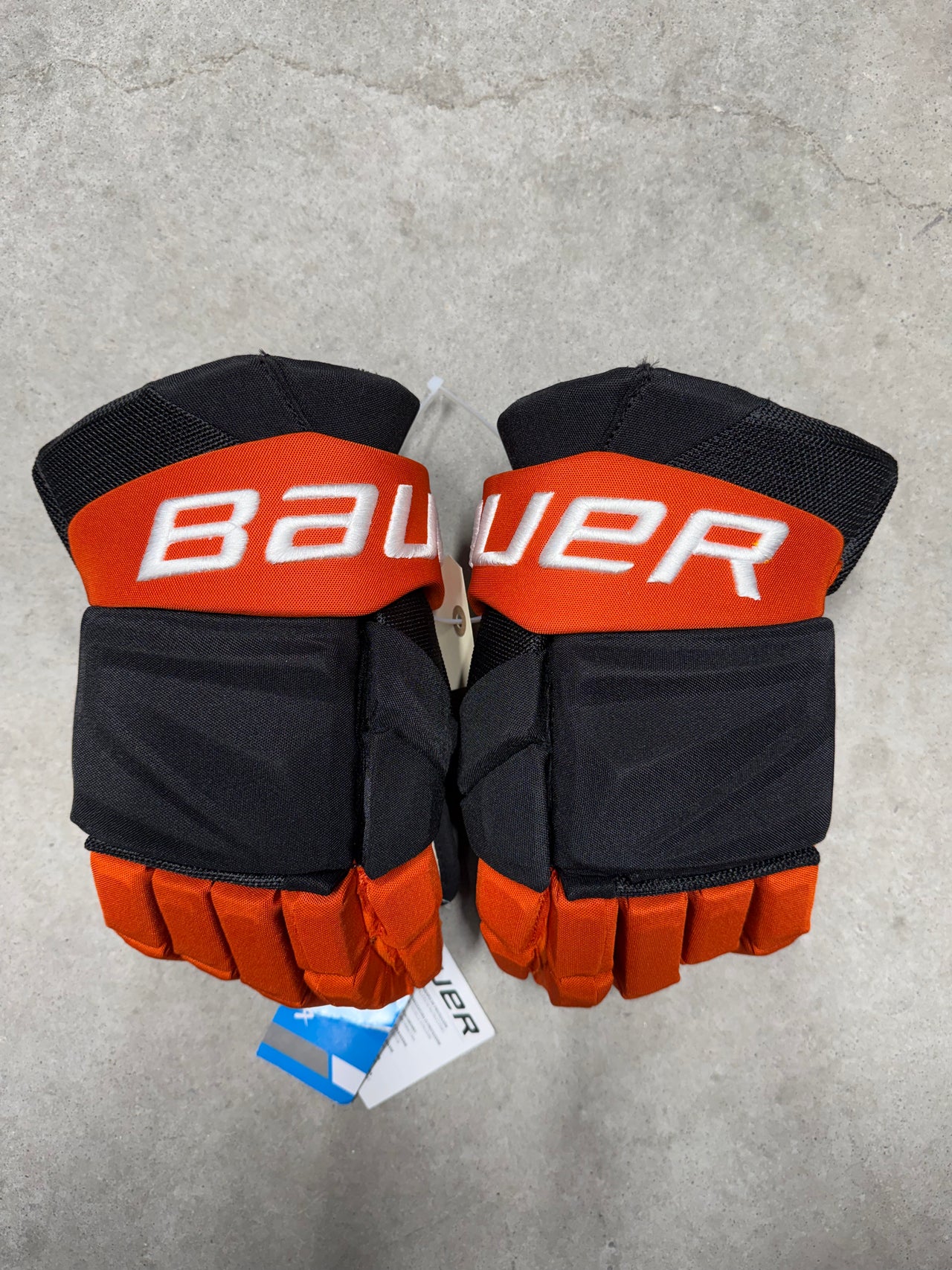 14” Bauer Vapor Hyperlite Anaheim Ducks Gloves Pro Stock New