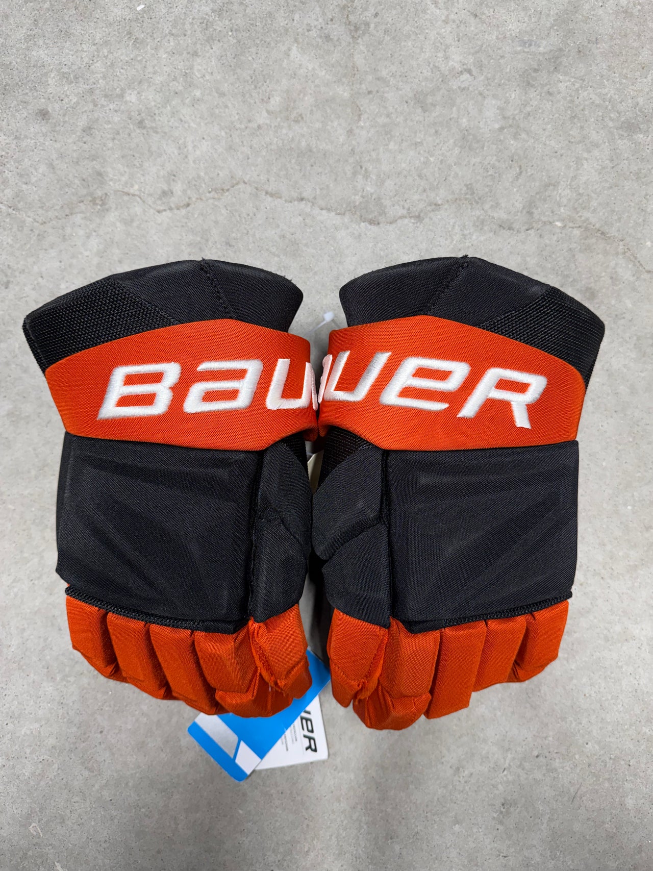 15” Bauer Vapor Hyperlite Anaheim Ducks Gloves Pro Stock New