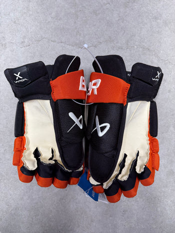15” Bauer Vapor Hyperlite Anaheim Ducks Gloves Pro Stock New
