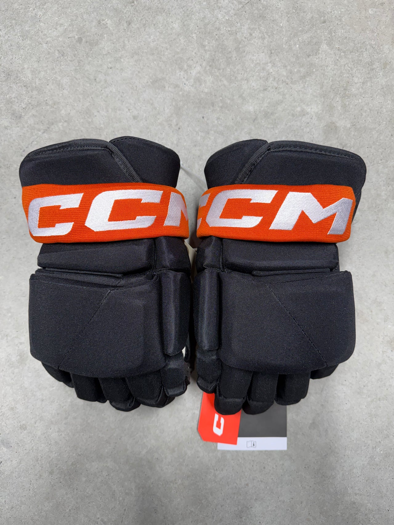 15” CCM HG43PP Anaheim Ducks Gloves Pro Stock New