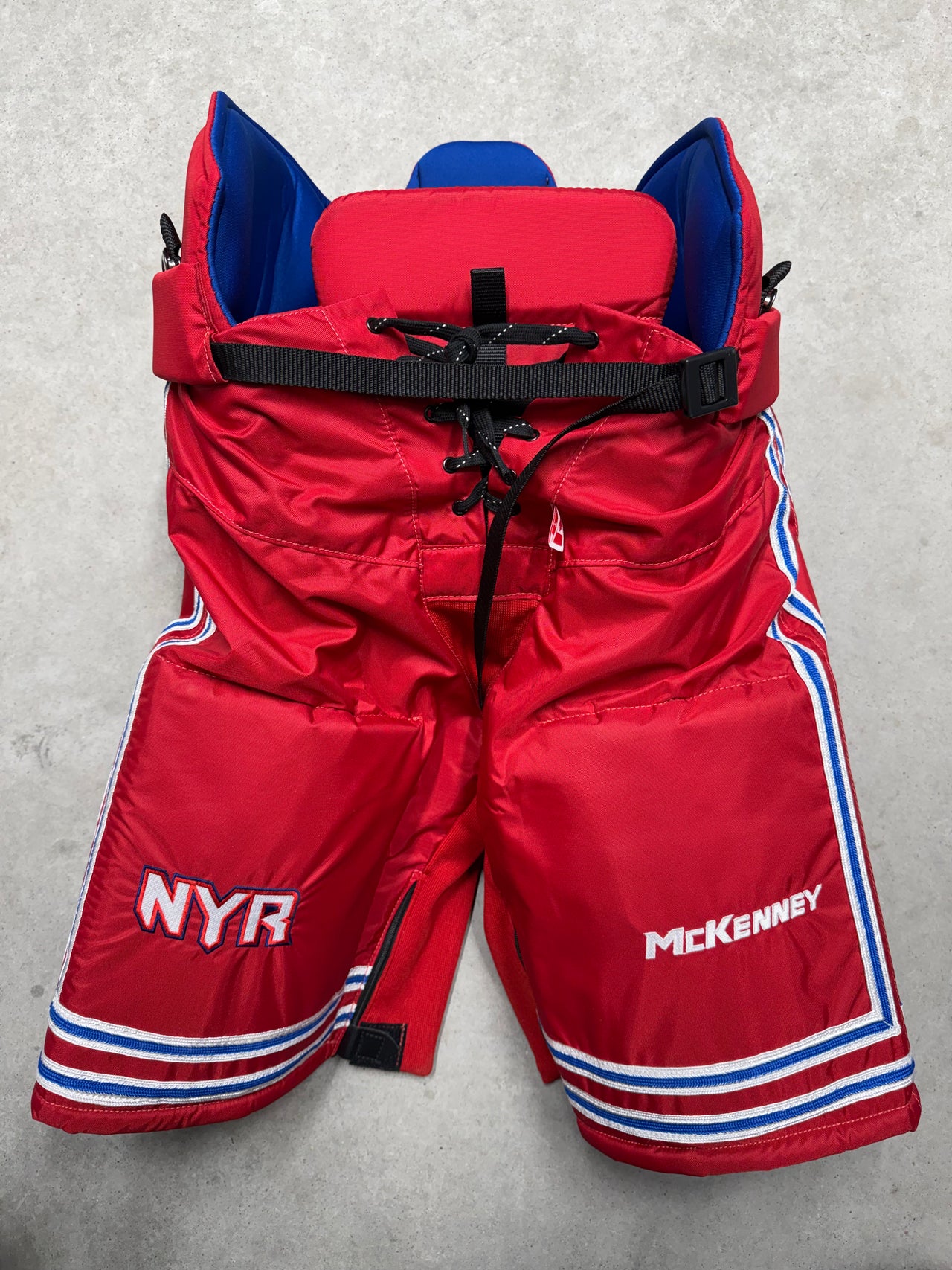 Senior Large McKenney Pro Hockey Pants (New) New York Rangers Pro Stock