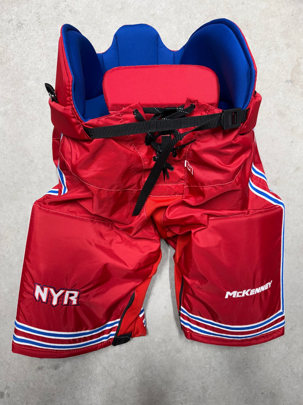 Senior Extra Large McKenney Pro Hockey Pants (New) New York Rangers Pro Stock