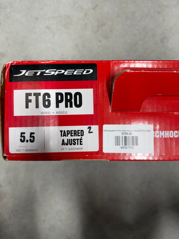 CCM Jetspeed FT6 Pro Skate Size 5.5 Tapered Fit Pro Stock