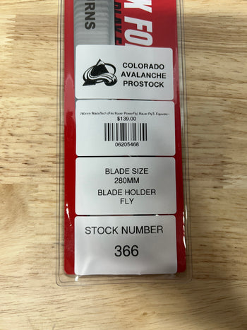 280mm BladeTech (Fits Bauer PowerFly) Bauer FlyTi Equivalent Brent Burns Pro Stock