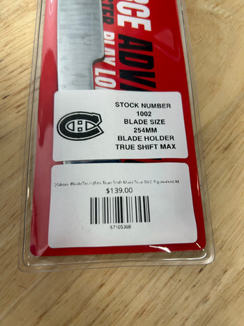 254mm BladeTech (Fits True Shift Max) True DLC Equivalent Montreal Canadiens Pro Stock